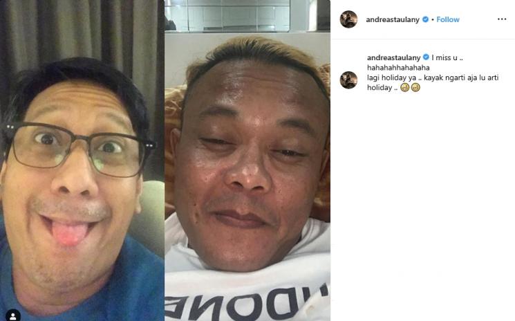Andre Taulany dan Sule (Instagram/@andreastaulany)