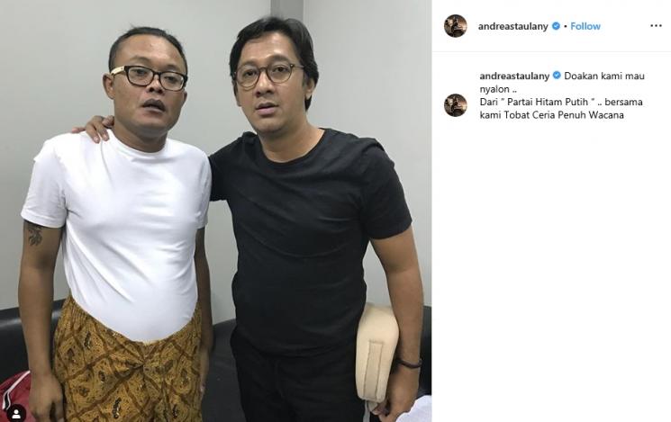 Andre Taulany dan Sule (Instagram/@andreastaulany)