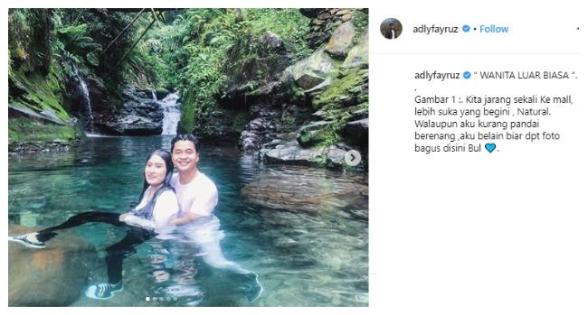 Adly Fayruz dan Angbeen Rishi. (Instagram/@adlyfayruz)