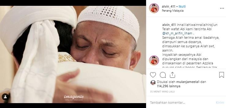 Ustaz Arifin Ilham meninggal dunia. (Instagram/@alvin_411)