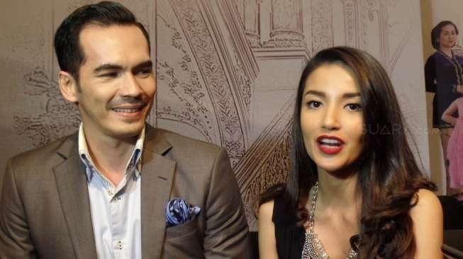 Atalarik Syah dan Tsania Marwa (Suara.com/Nanda Hadiyanti)
