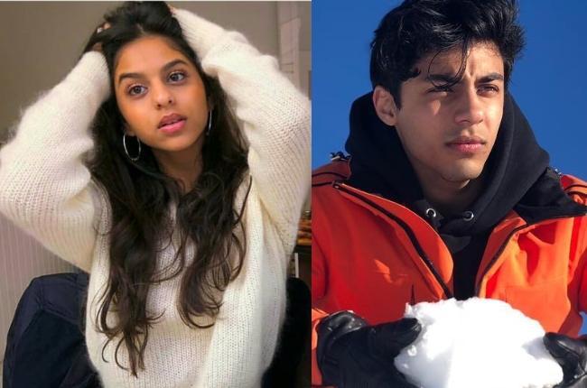 Suhana Khan dan Aryan Khan (Kolase Instagram)