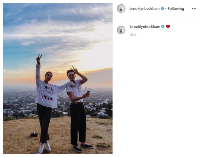 Brooklyn Beckham dan Hana Cross. (Instagram/@brooklynbeckham)