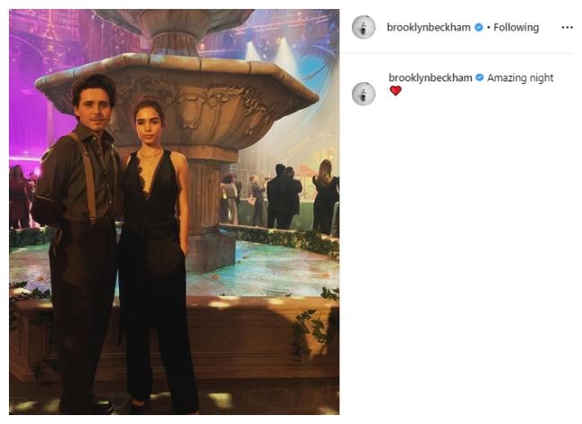 Brooklyn Beckham dan Hana Cross. (Instagram/@brooklynbeckham)