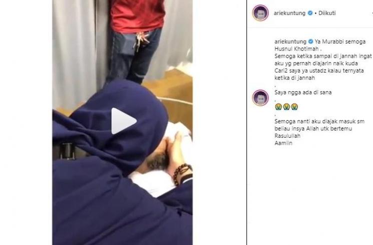 Postingan Arie Untung. (Instagram/@ariekuntung)