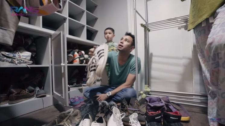Raffi Ahmad pamer hadiah dari Laudya Cynthia Bella. (YouTube/Rans Entertainment)