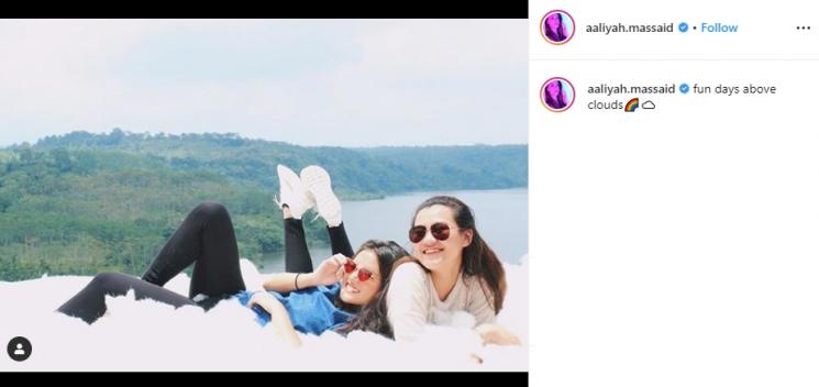 Aaliyah Massaid dan Marsha Aruan (Instagram/@aaliyah.massaid)