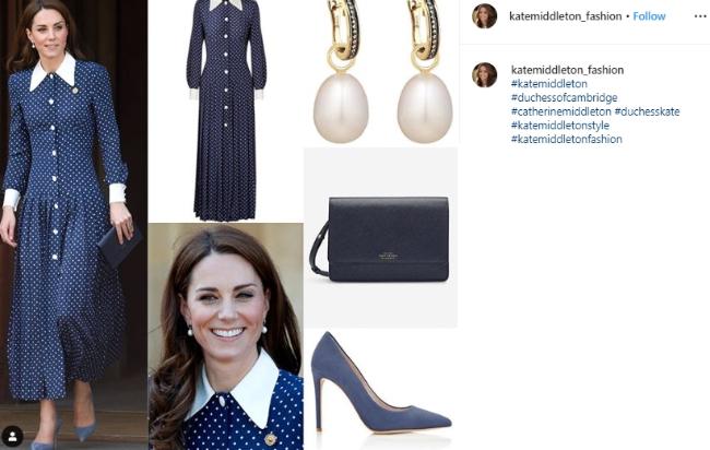 Kate Middleton. (Instagram/@katemiddleton_fashion)