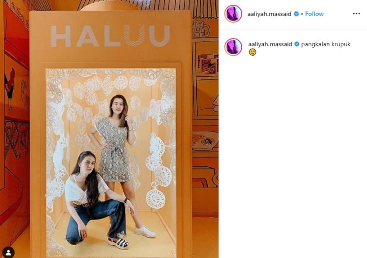 Aaliyah Massaid dan Marsha Aruan (Instagram/@aaliyah.massaid)