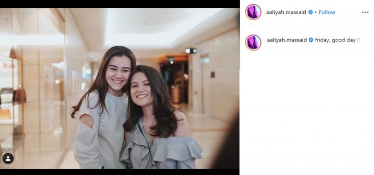 Aaliyah Massaid dan Marsha Aruan (Instagram/@aaliyah.massaid)
