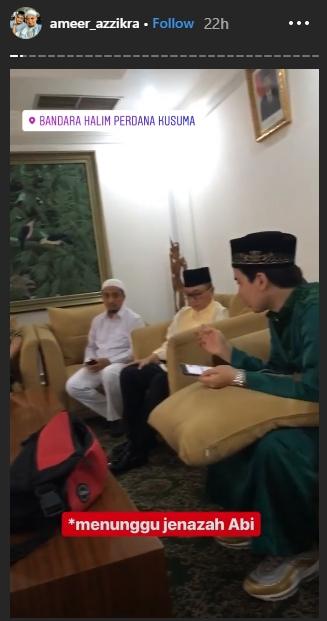 Instastory Ameer Azzikra (Instagram/@ameer_azzikra)