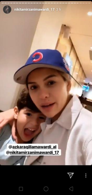 Momen Nikita Mirzani dan Azka (Instagram/@nikitamirzanimawardi_17)