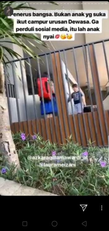 Momen Nikita Mirzani dan Azka (Instagram/@nikitamirzanimawardi_17)