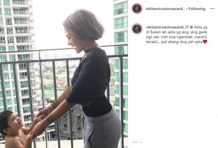 Momen Nikita Mirzani dan Azka (Instagram/@nikitamirzanimawardi_17)