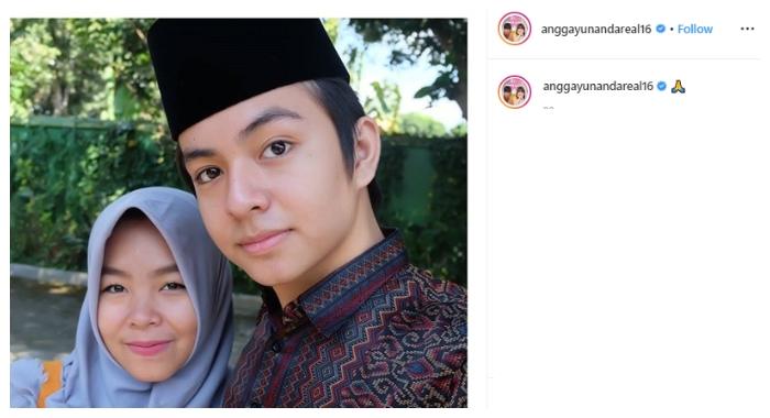 Angga Yunanda dan Dinda Yunarmi. (Instagram/@anggayunandareal16)