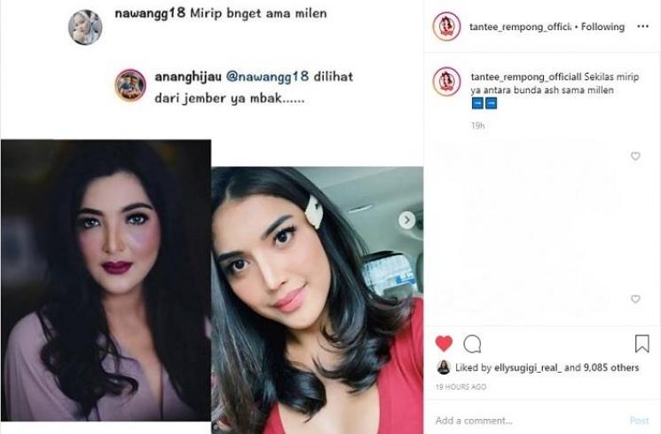 Ashanty dan Millen Cyrus (Instagram @tantee_rempong_officiall)