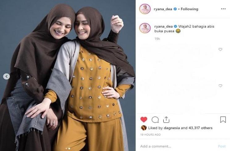 Shireen Sungkar dan Ryana Dea (Instagram @ryana_dea)