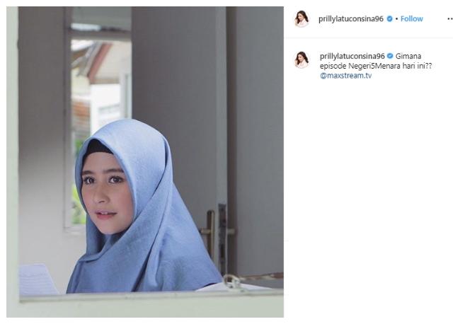Prilly Latuconsina. (Instagram/@prillylatuconsina96)