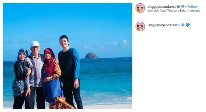 Angga Yunanda dan Dinda Yunarmi. (Instagram/@anggayunandareal16)