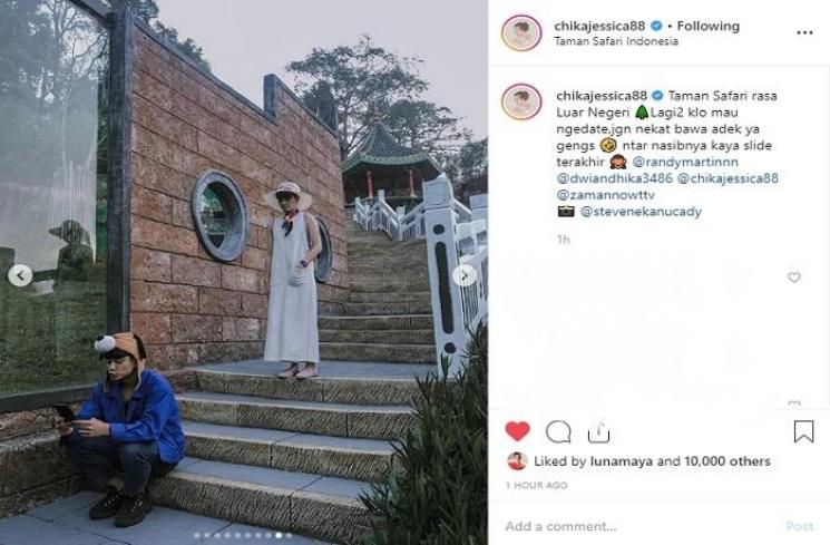 Chika Jessica dan Dwi Andhika (Instagram @chikajessica88)