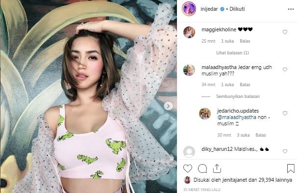 Jessica Iskandar gelar kuis Ramadan. [Instagram]
