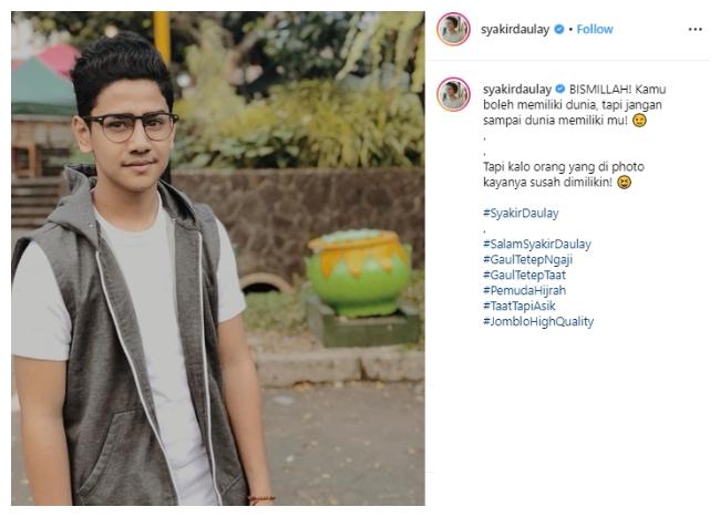 Syakir Daulay. (Instagram/@syakirdaulay)
