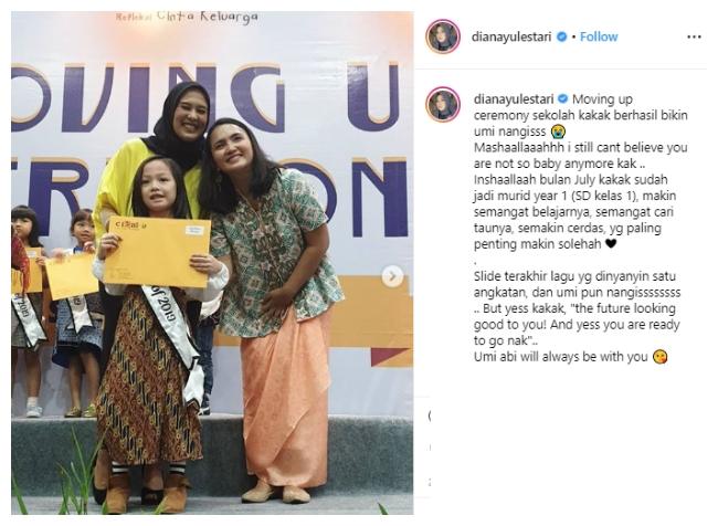 Embun wisuda. (Instagram/@dianayulestari)