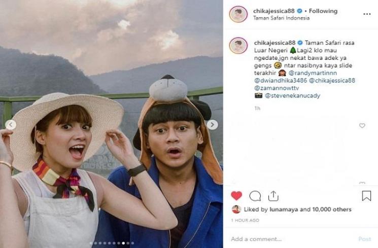 Chika Jessica dan Dwi Andhika (Instagram @chikajessica88)