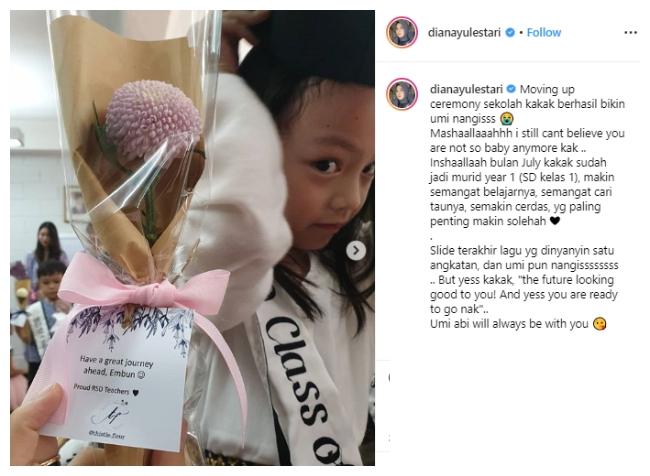 Embun wisuda. (Instagram/@dianayulestari)