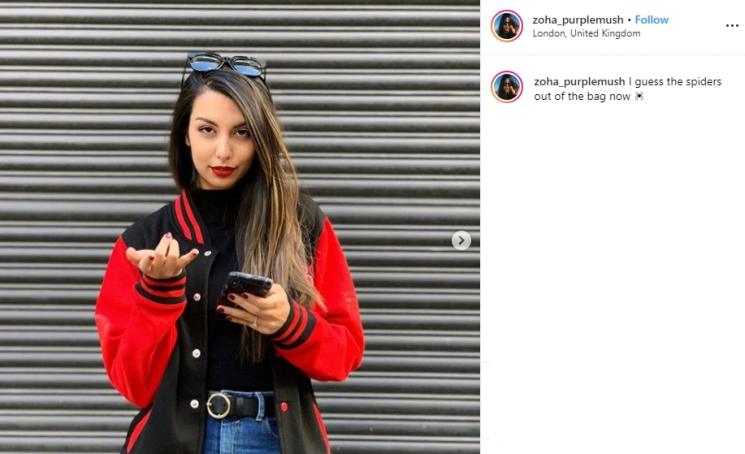 Zoha Rahman (Instagram/@zoha_purplemush)
