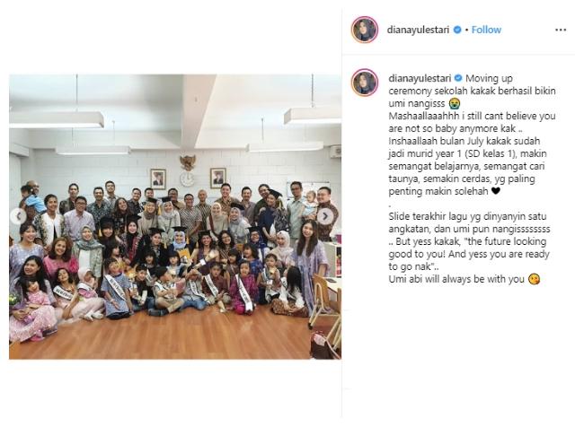 Embun wisuda. (Instagram/@dianayulestari)