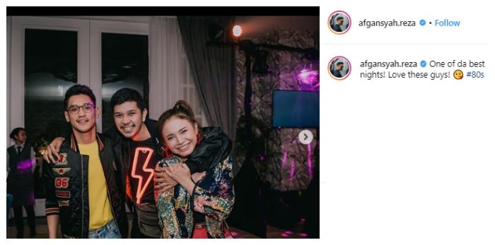Momen ulang tahun Afgan Syahreza. (Instagram/@afgan.syahreza)