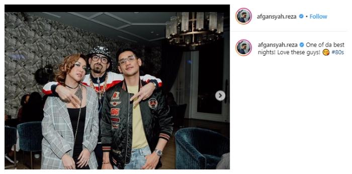 Momen ulang tahun Afgan Syahreza. (Instagram/@afgan.syahreza)