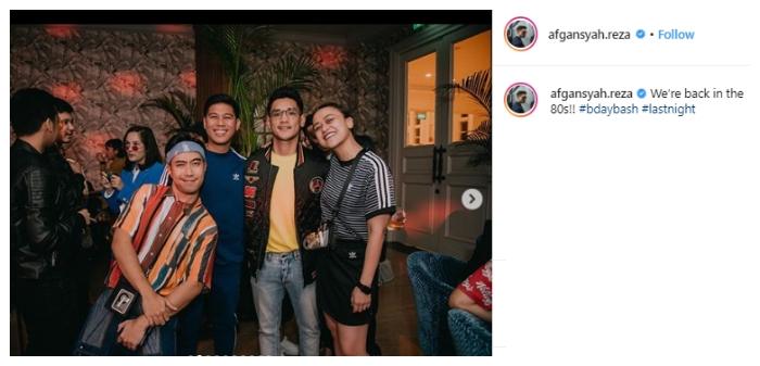 Momen ulang tahun Afgan Syahreza. (Instagram/@afgan.syahreza)