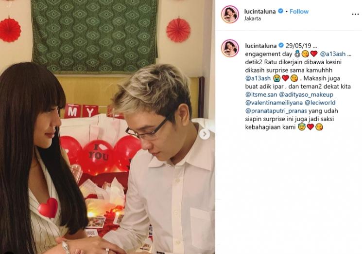 Lucinta Luna dan Abash (Instagram/@lucintaluna)