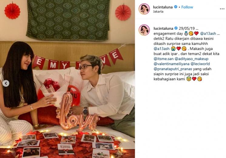 Lucinta Luna dan Abash (Instagram/@lucintaluna)