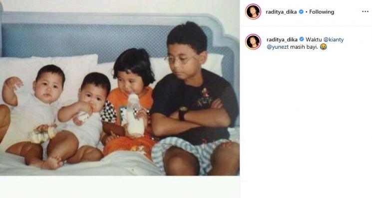 Masa Kecil Raditya Dika (Instagram/@raditya_dika)