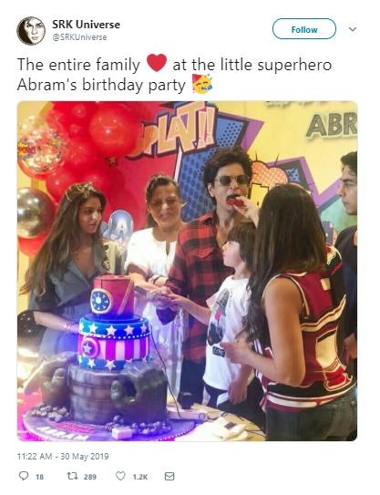 Abram Khan. (Twitter/@SRKUniverse)