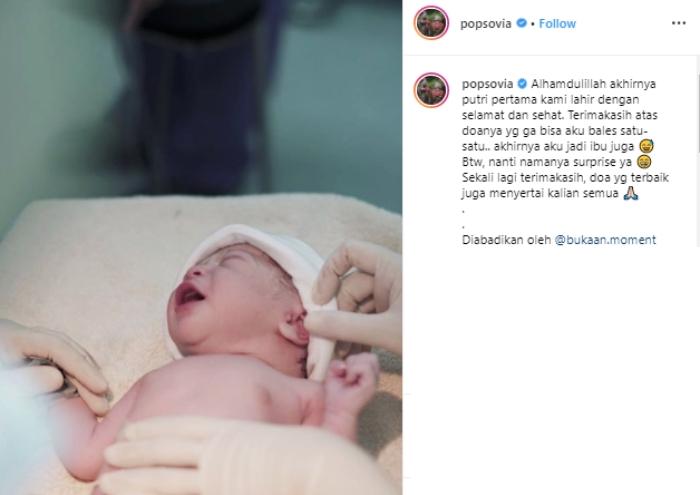 Popi Sovia. (Instagram/@popsovia)