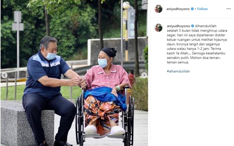 Ani Yudhoyono dan SBY (Instagram/@aniyudhoyono)