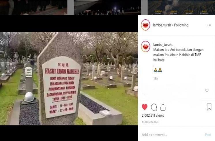 Ani Yudhoyono (Instagram @lambe_turah)