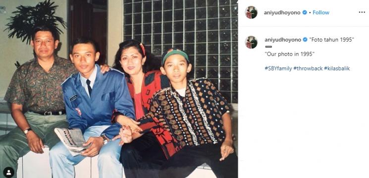 Ani Yudhoyono dan Keluarga (Instagram/@aniyudhoyono)