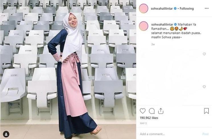 Sohwa Halilintar (Instagram @sohwahalilintar)