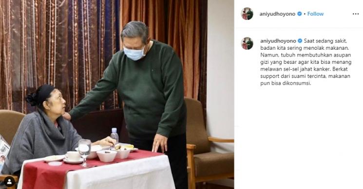 Ani Yudhoyono dan SBY (Instagram/@aniyudhoyono)
