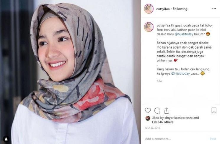 Cut Syifa (Instagram @cutsyifaa)