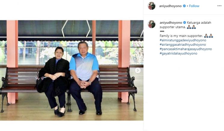 Ani Yudhoyono dan SBY (Instagram/@aniyudhoyono)