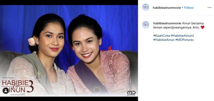 Maudy Ayunda (Instagram/@habibieainunmovie)