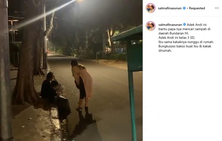 Salmafina Sunan (Instagram/@salmafinasunan)