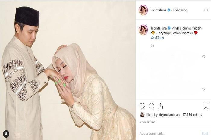 Abash dan Lucinta Luna (Instagram @lucintaluna)