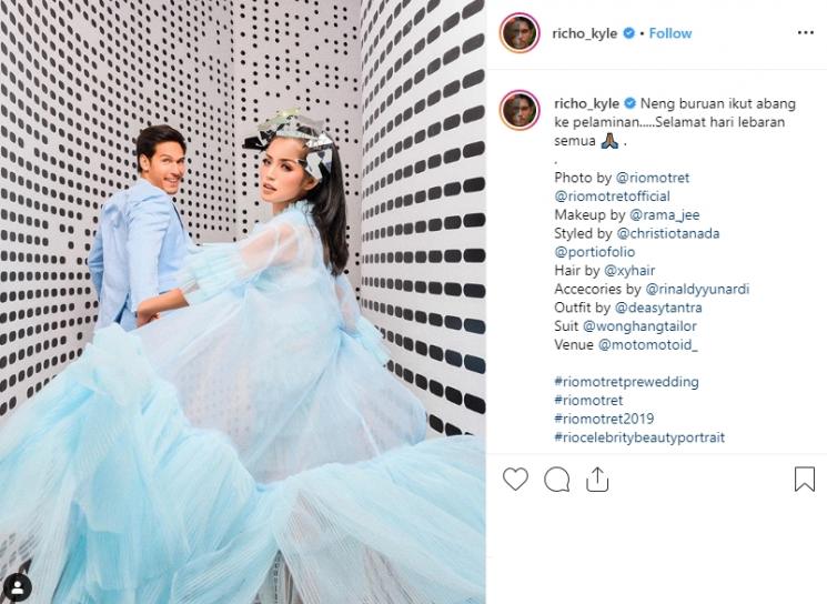 Jessica Iskandar dan Richard Kyle (Instagram/@richo_kyle)